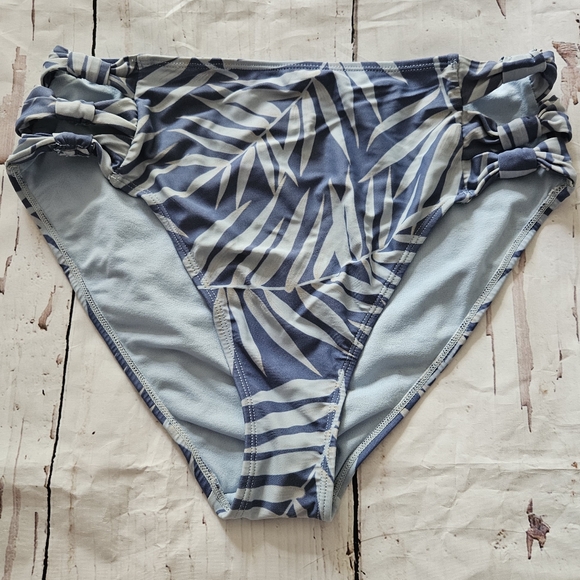 Xhilaration Other - Xhilaration Women's Blue High Waist Bikini Bottom Size Large
